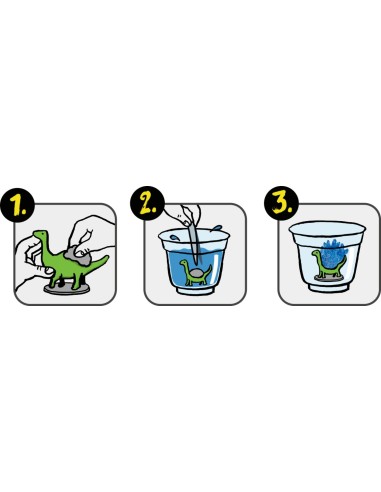 Kristallen kweken Dino-box