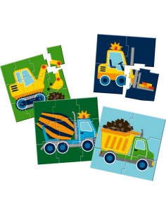 Mijn eerste puzzle  Op de bouwplaats 2