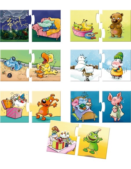 Puzzelset "Wie voelt wat?"