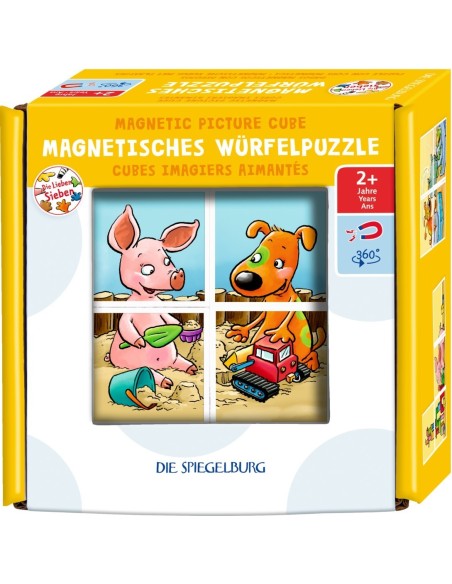 Magnetische kubus met plaatjes