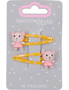 Haarclip Kleurrijke beren 2