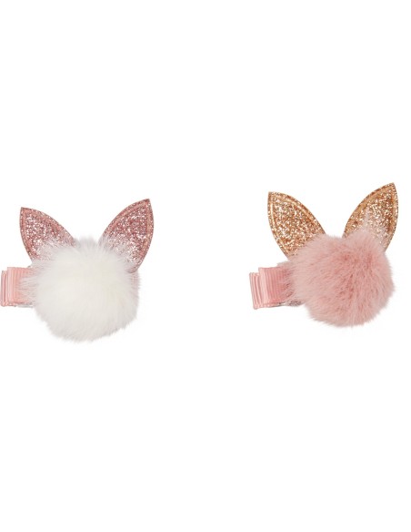 Haarclip pom pom Kat