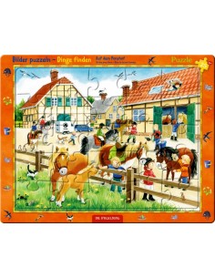 Raampuzzel  Op de ponyboerderij 2