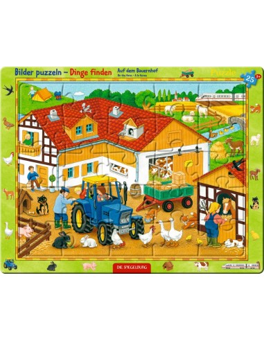 Raampuzzel  Op de boerderij