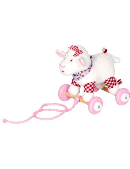 Lammetje op wieltjes