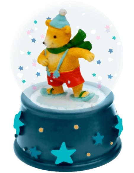 Mini sneeuwbol - wintersport