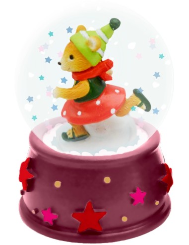 Mini sneeuwbol - wintersport