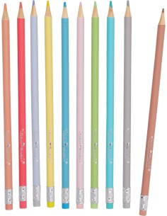 Uitwisbare kleurpotloden pastel 2