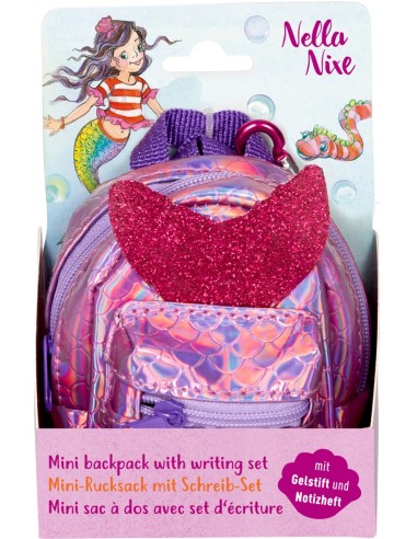 Mini rugzak met schrijfset