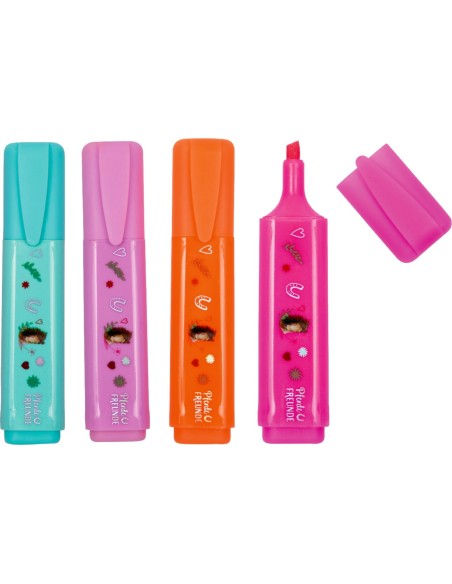 Neon glitter markeerstiften