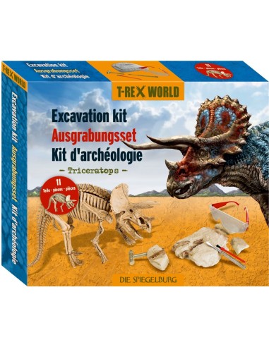 Uitgraafset Triceratops T-RexWorld