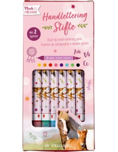 Dubbele handlettering pennen