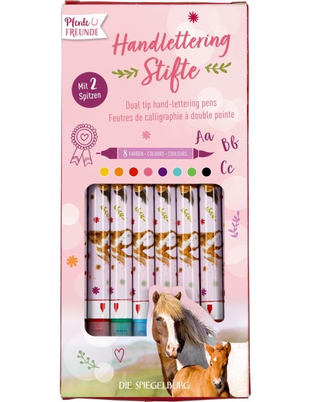 Dubbele handlettering pennen