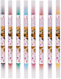 Dubbele handlettering pennen 2