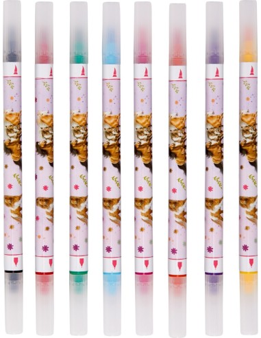 Dubbele handlettering pennen