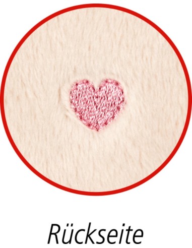 Knuffeldoek konijntje - roze