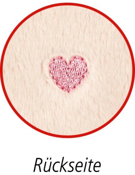 Knuffeldoek konijntje - roze