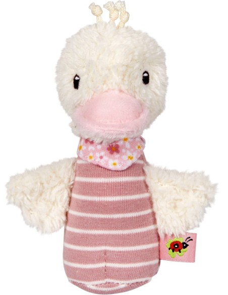 Mini rammelaar gansje - roze