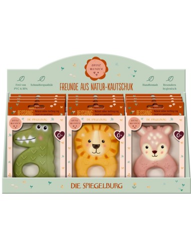 Display bijtringen - Leeuw - Krokodik - Ree