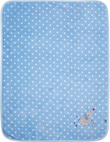 Knuffeldeken - blauw