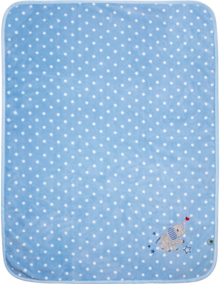 Knuffeldeken - blauw