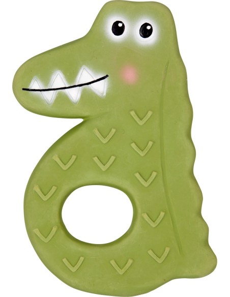 Rubberen bijtring Krokodil