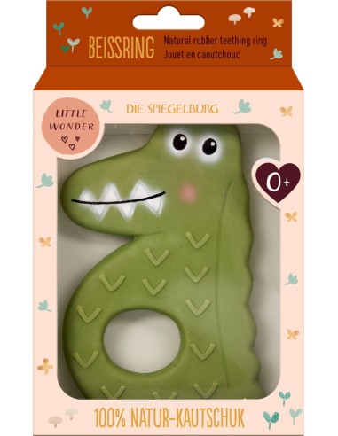 Rubberen bijtring Krokodil