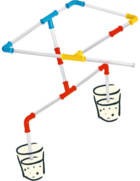 Bouwsetje drinkrietje