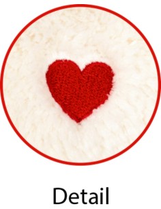 Knuffel gansje - roze 2