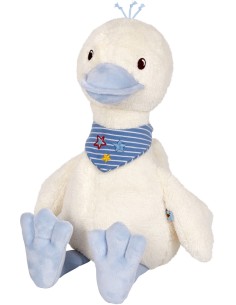 Knuffel gansje - blauw