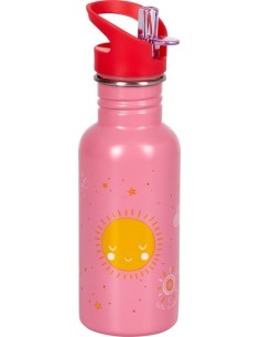 Edelstaalfles Zon (ca. 0,5 l)