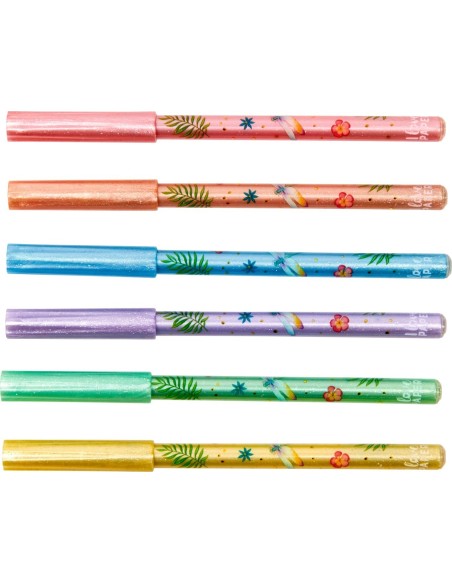 Glitter viltstiften pastel