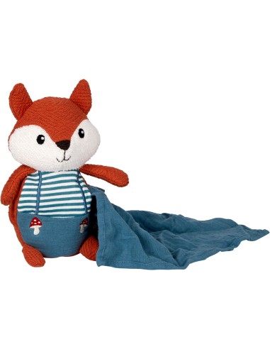 Toonbankdisplay gevuld met 28 knuffels vos en ree