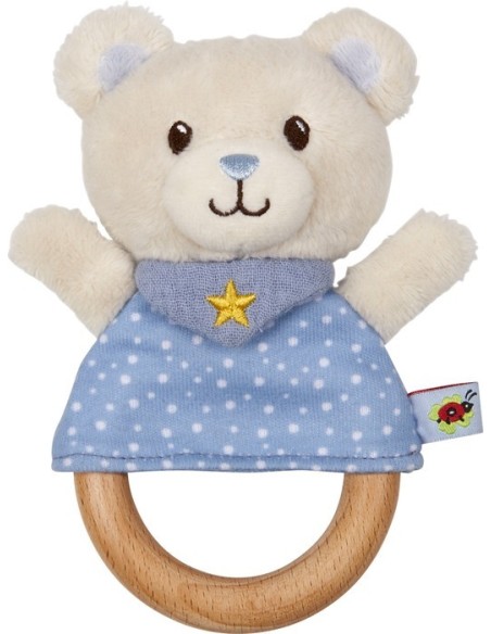 Grijpspeelgoed Knuffelbeer teddy, lichtblauw