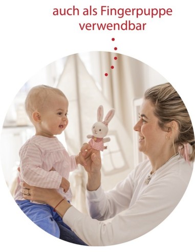 Grijpspeelgoed Knuffelbeer teddy, lichtblauw