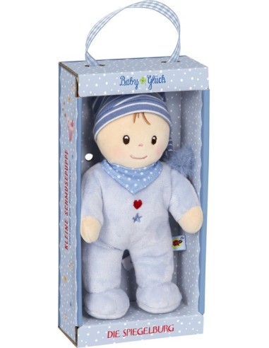 Kleine knuffelpop, lichtblauw