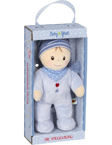 Kleine knuffelpop, lichtblauw