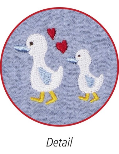 Cadeauset gans, lichtblauw