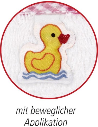 Washandje olifant, roze