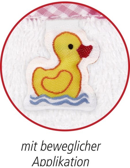 Washandje olifant, roze