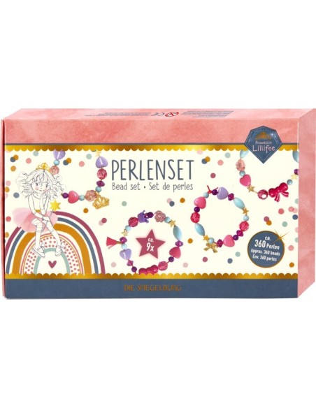 Parelset - glitter&goud