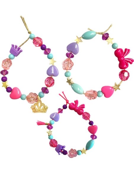 Parelset - glitter&goud