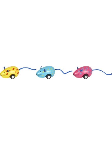 Muis terugtrekmotor hout