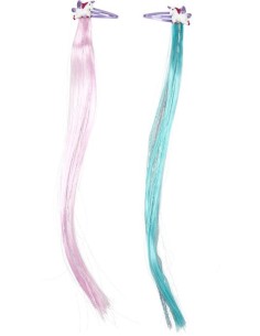 Haarclips met glitterstrengen