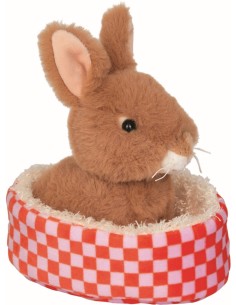 Konijn  Rosi in de mand