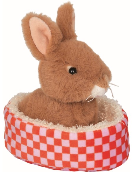 Konijn  Rosi in de mand