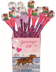 Neon kleurpotlood met figuurtje