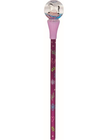 Neon kleurpotlood met figuurtje