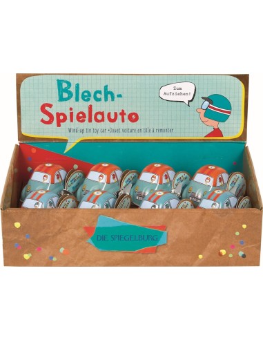 Opwindbaar speelgoedautootje van blik