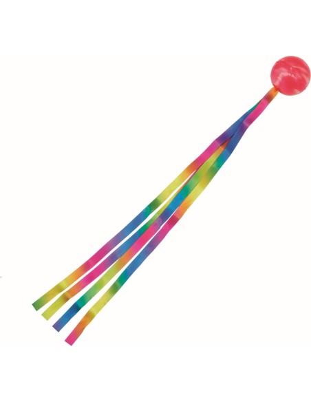 Stuiterbal met regenboogstaart